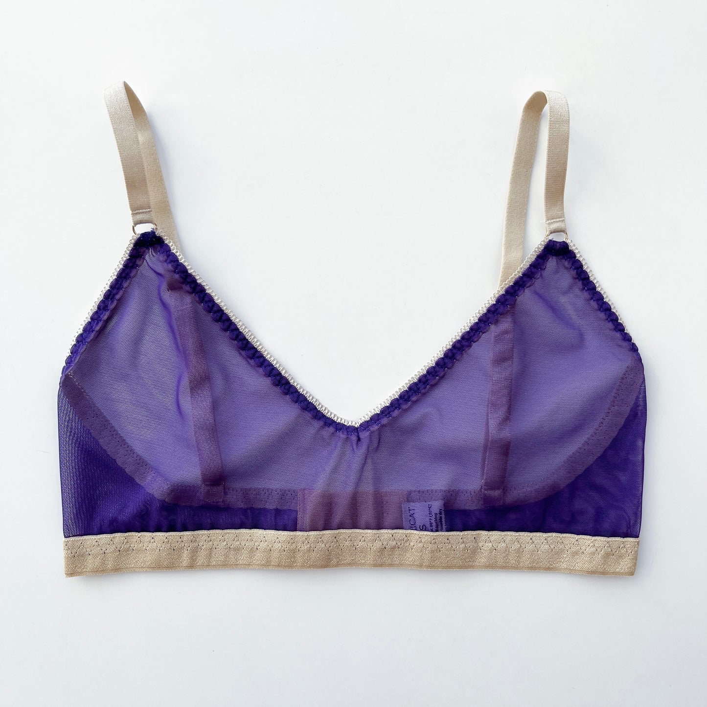 424 purple lace bra